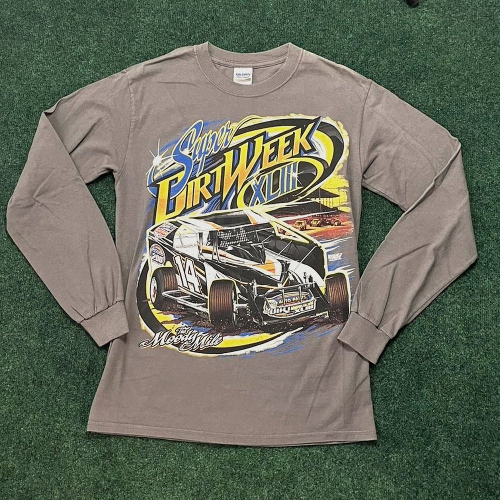 Y2K Nascar Long Sleeve Graphic T-Shirt